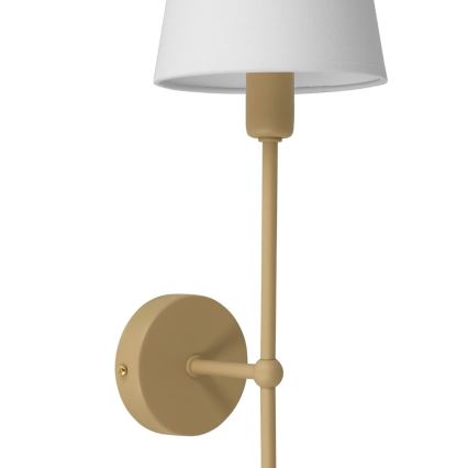 Lampada da parete MADELA 1xE14/40W/230V bianco/beige
