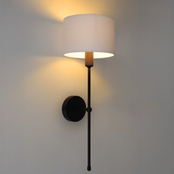 Lampada da parete MADELA 1xE14/40W/230V bianco/nero