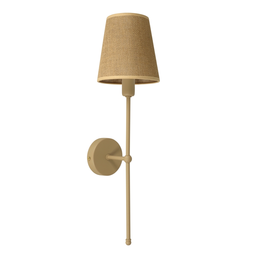 Lampada da parete MADELA 1xE14/40W/230V iuta/beige