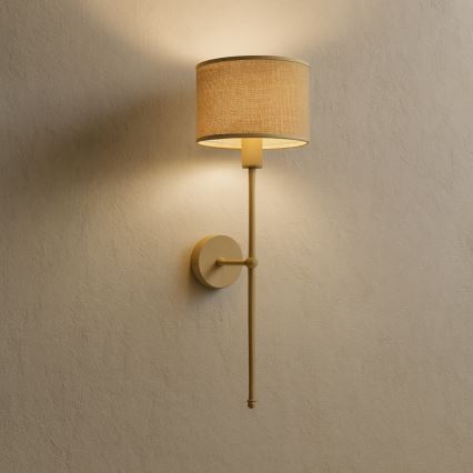 Lampada da parete MADELA 1xE14/40W/230V juta/beige