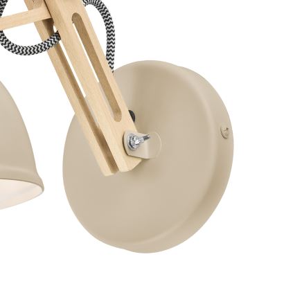 Lampada da parete MARCELLO 1xE27/15W/230V beige