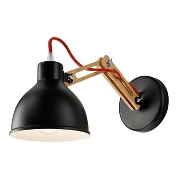 Lampada da parete MARCELLO 1xE27/60W/230V faggio