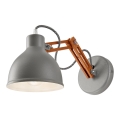 Lampada da parete MARCELLO 1xE27/60W/230V faggio