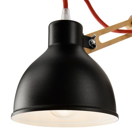 Lampada da parete MARCELLO 1xE27/60W/230V faggio