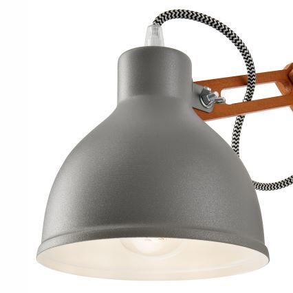 Lampada da parete MARCELLO 1xE27/60W/230V faggio