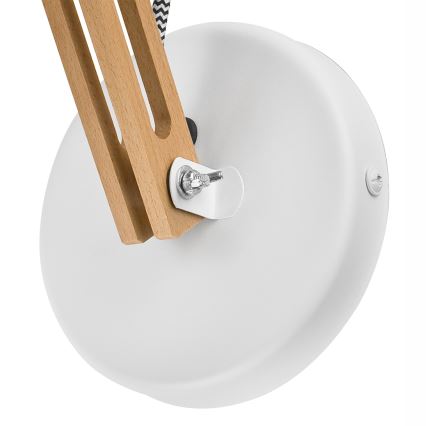 Lampada da parete MARCELLO 1xE27/60W/230V faggio