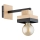 Lampada da parete MIKO 1xE27/15W/230V nera/beige