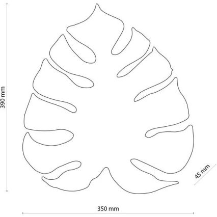 Lampada da parete MONSTERA 3xG9/6W/230V nera