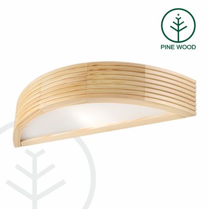 Lampada da parete NATURAL MODERN 1xE27/15W/230V in pino