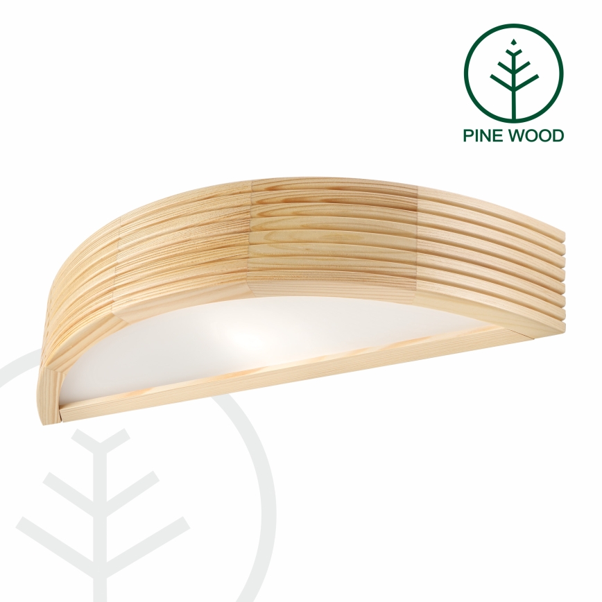 Lampada da parete NATURAL MODERN 1xE27/15W/230V in pino