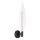 Lampada da parete NORDIC 1xG9/5W/230V nera/trasparente
