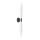 Lampada da parete NORDIC 2xG9/5W/230V nera/trasparente