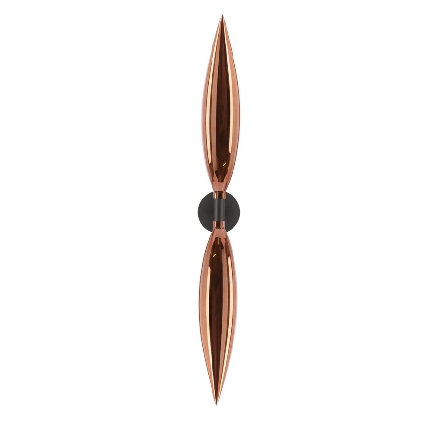 Lampada da parete NORDIC 2xG9/5W/230V nero/rame