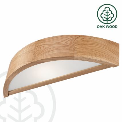 Lampada da parete OAK 1xE27/60W/230V rovere