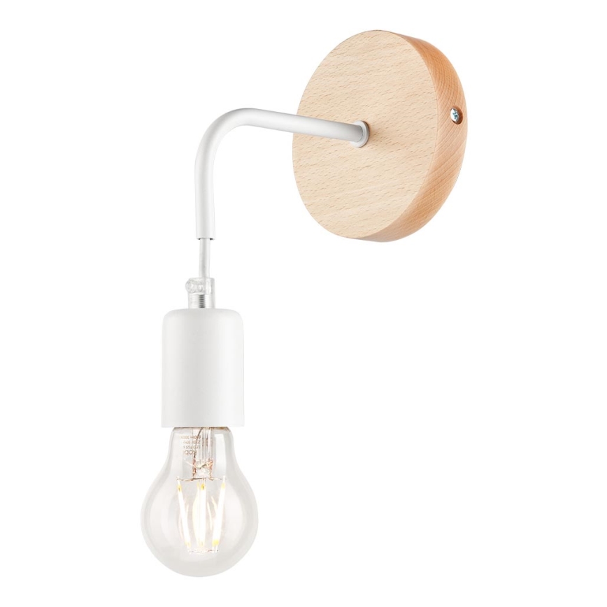Lampada da parete ORAZIO 1xE27/60W/230V faggio