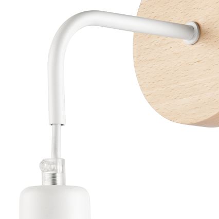 Lampada da parete ORAZIO 1xE27/60W/230V faggio