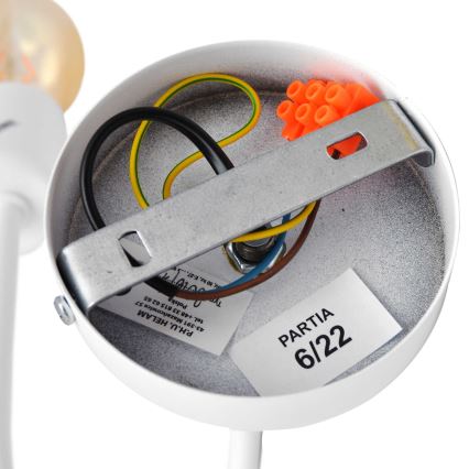 Lampada da parete OXFORD 1xE27/15W/230V bianca