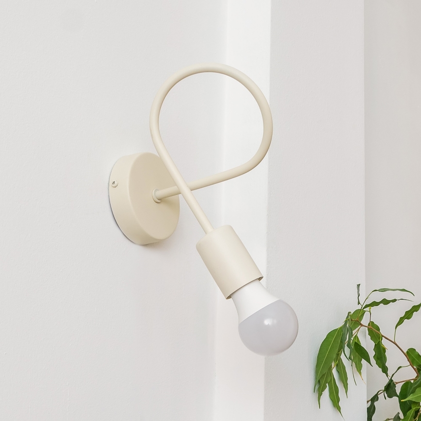 Lampada da parete OXFORD 1xE27/15W/230V colore crema