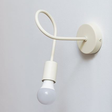 Lampada da parete OXFORD 1xE27/15W/230V colore crema