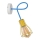 Lampada da parete OXFORD 1xE27/15W/230V gialla