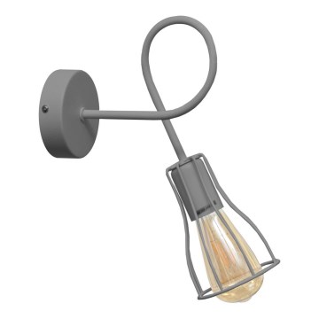 Lampada da parete OXFORD 1xE27/15W/230V grigia
