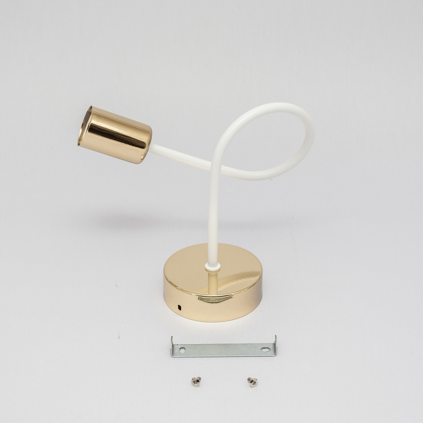 Lampada da parete OXFORD 1xE27/15W/230V oro/bianco