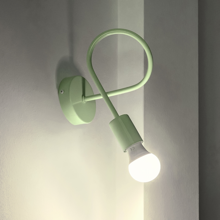 Lampada da parete OXFORD 1xE27/15W/230V verde