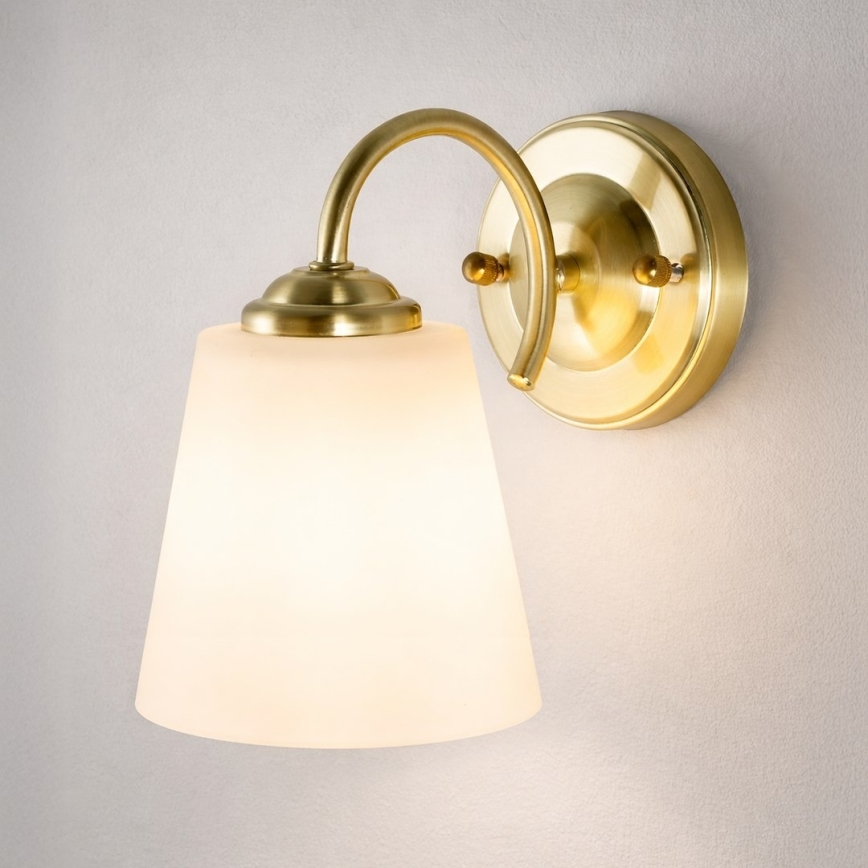 Lampada da parete PAFOS 1xE27/15W/230V, finitura oro