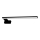 Lampada da parete per bagno SHINE LED/11W/230V 45 cm IP44 nera