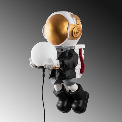 Lampada da parete per bambini ASTRONAUT 1xE14/40W/230V, rame