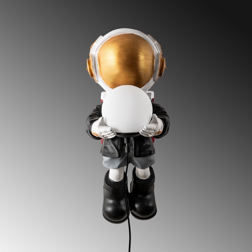 Lampada da parete per bambini ASTRONAUT 1xE14/40W/230V, rame