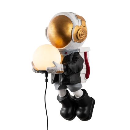 Lampada da parete per bambini ASTRONAUT 1xE14/40W/230V, rame