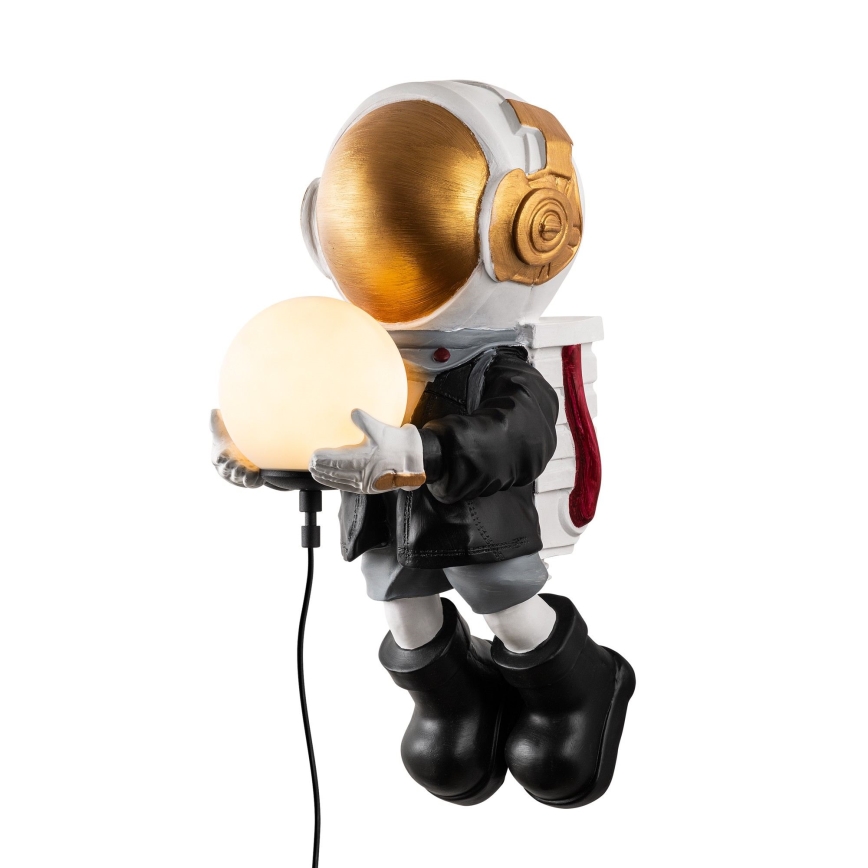 Lampada da parete per bambini ASTRONAUT 1xE14/40W/230V, rame