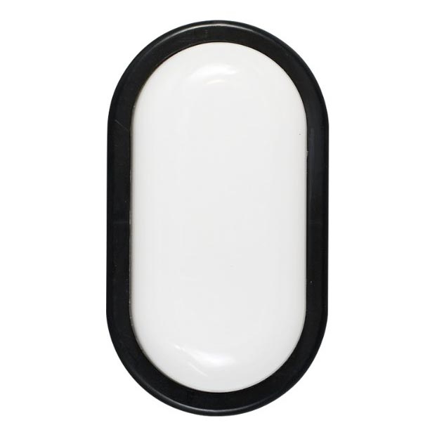 Lampada da parete per esterni a LED/12W/230V IP54 nera