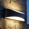 Lampada da parete per esterni a LED LED/10W/230V IP65 nera