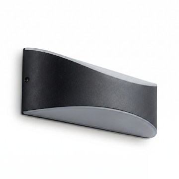 Lampada da parete per esterni a LED LED/10W/230V IP65 nera