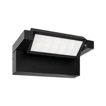 Lampada da parete per esterni LED/20W/230V 3000/4000/6500K IP54 nera