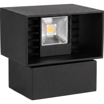 Lampada da parete per esterni LED/6W/230V IP54 nera