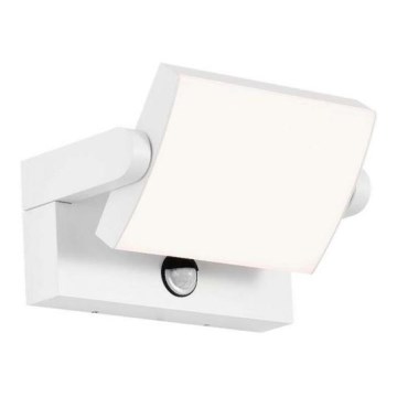Lampada da parete per esterni LED con sensore LED/17W/230V 4000K IP65 bianco