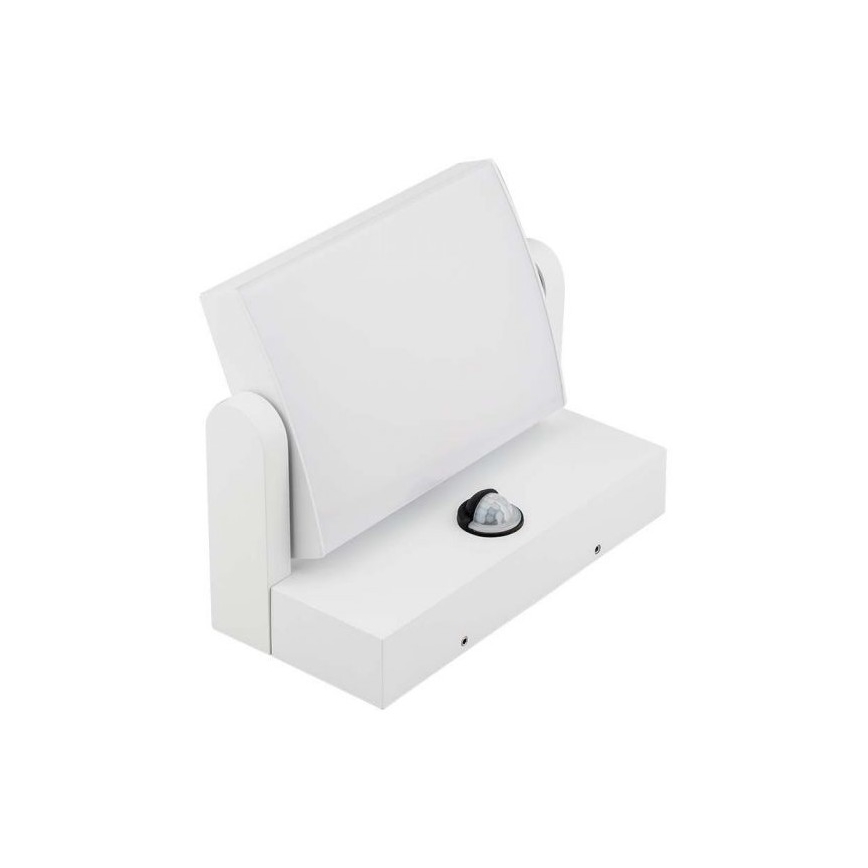 Lampada da parete per esterni LED con sensore LED/17W/230V 4000K IP65 bianco
