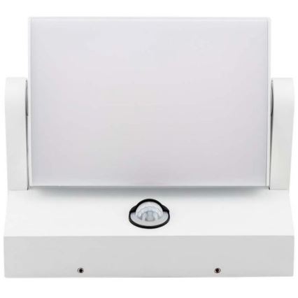 Lampada da parete per esterni LED con sensore LED/17W/230V 4000K IP65 bianco