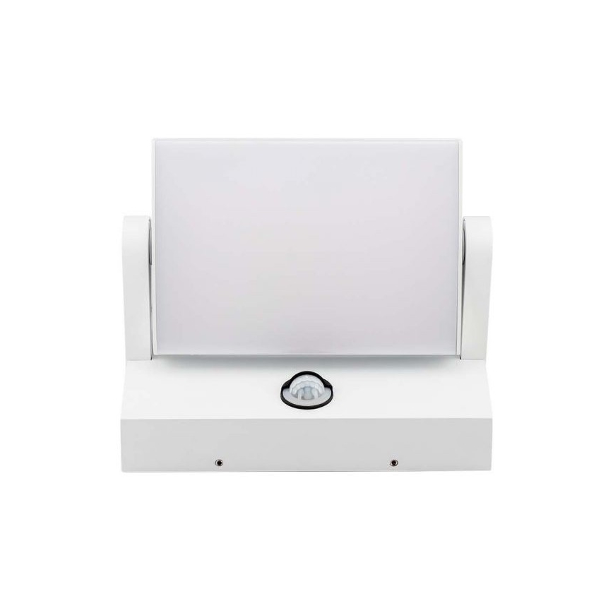 Lampada da parete per esterni LED con sensore LED/17W/230V 4000K IP65 bianco