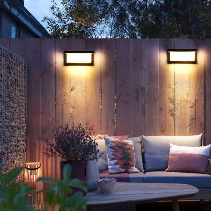 Lampada da parete per esterni NEELY LED/12W/230V IP54 nera