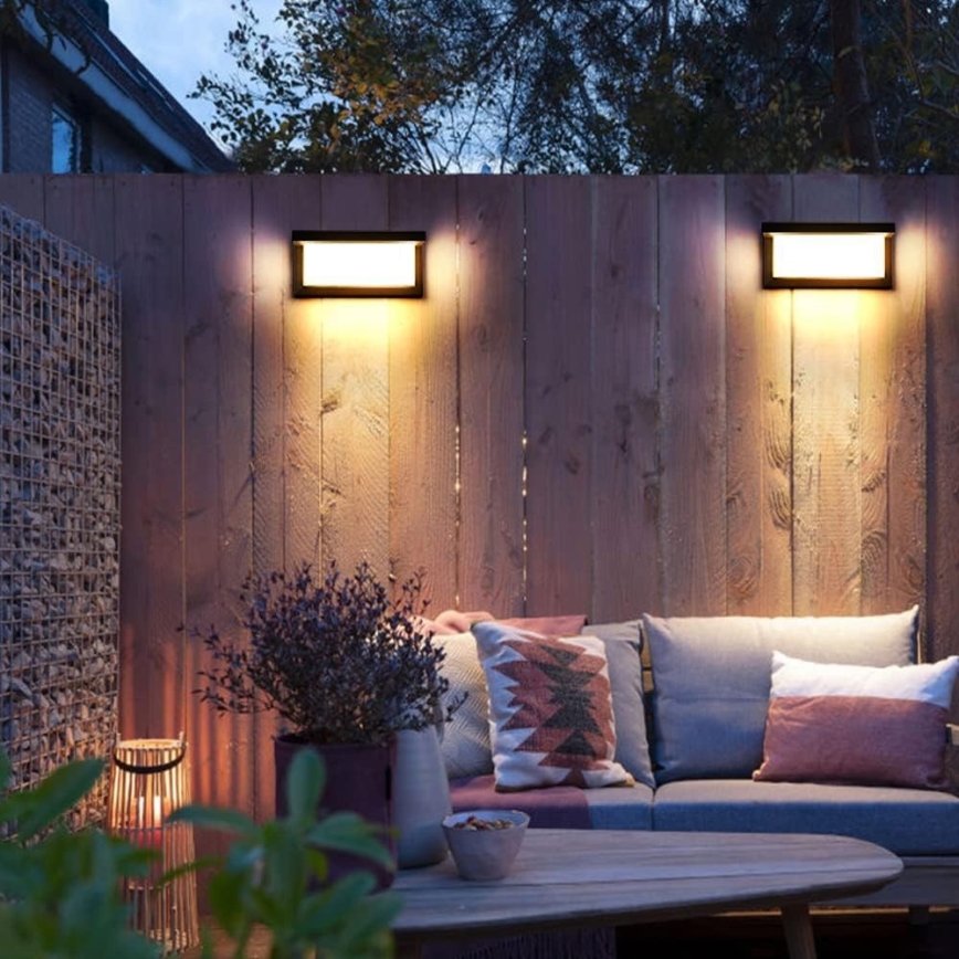 Lampada da parete per esterni NEELY LED/12W/230V IP54 nera