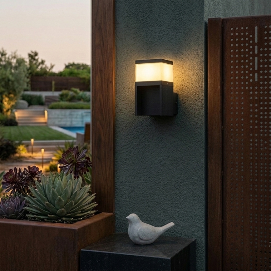 Lampada da parete per esterni VESPER 1xG9/5W/230V IP44 nera