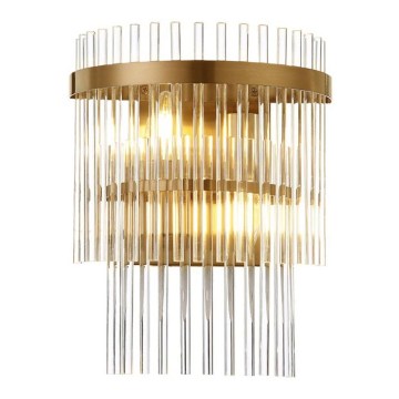 Lampada da parete SABRINA 2xE14/40W/230V dorata