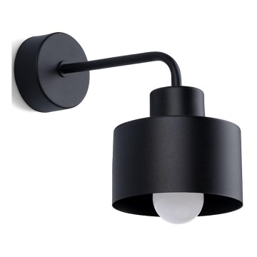 Lampada da parete SAVAR 1xE27/60W/230V nero