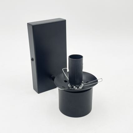 Lampada da parete SFERIO 1xE14/5W/230V nero/nero fumé