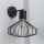 Lampada da parete SOLANO 1xE27/15W/230V nero/cromo lucido