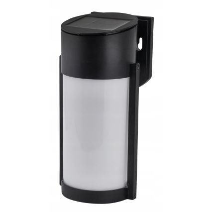 Lampada da parete solare a LED/3,7V 300 mAh IP44 nera